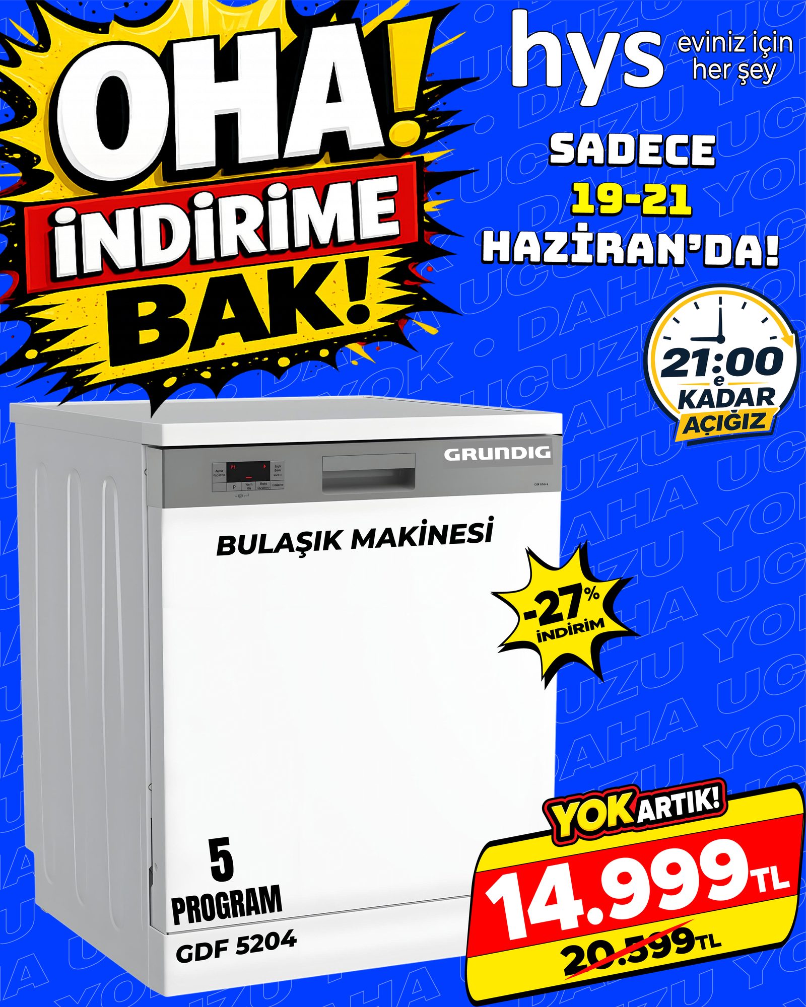 Grundig GDF 5204 Bulaşık Makinesi