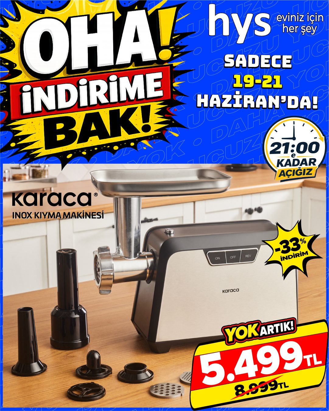 Karaca Inox Kıyma Makinesi Ürün ana görseli