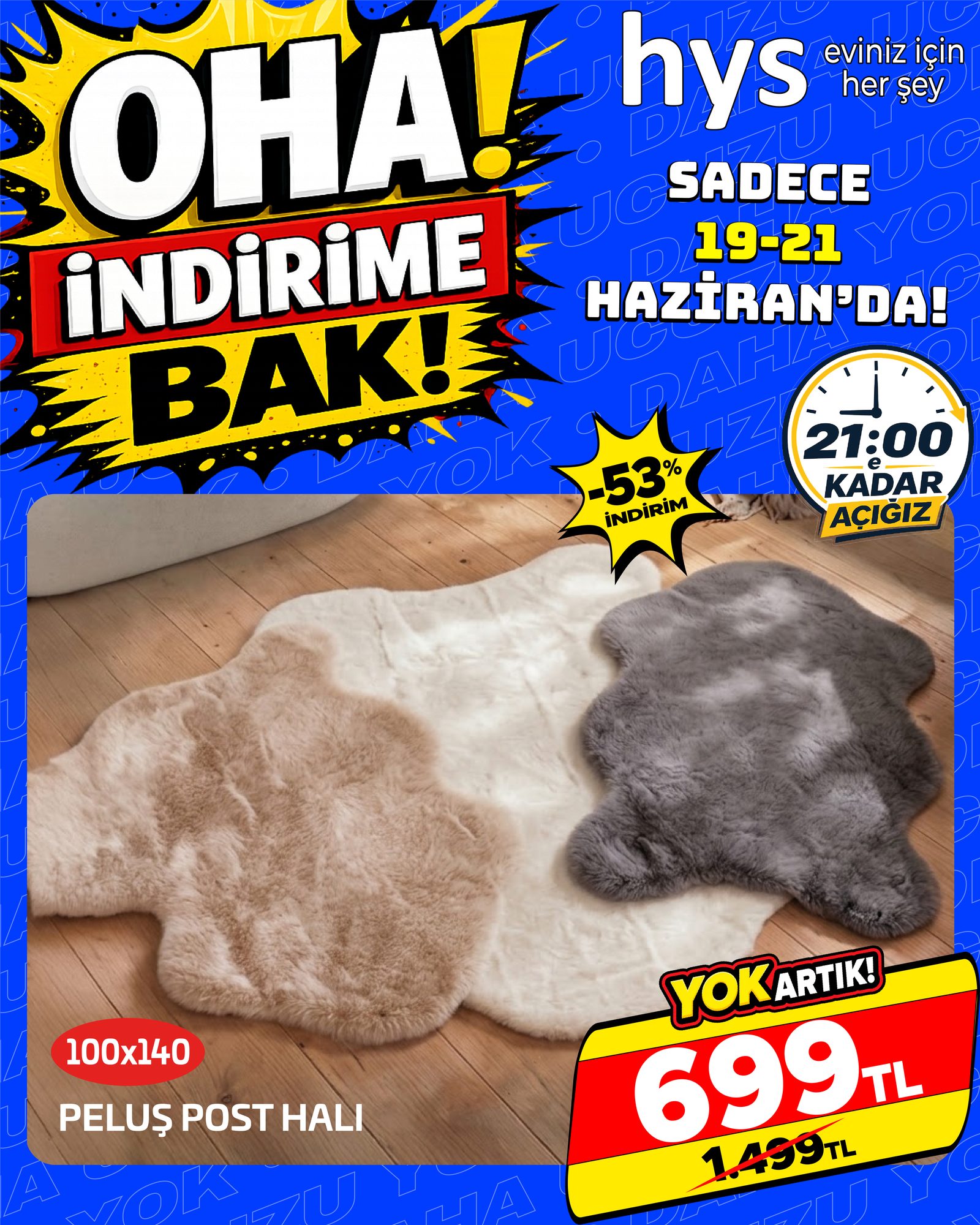 Peluş Post Halı
