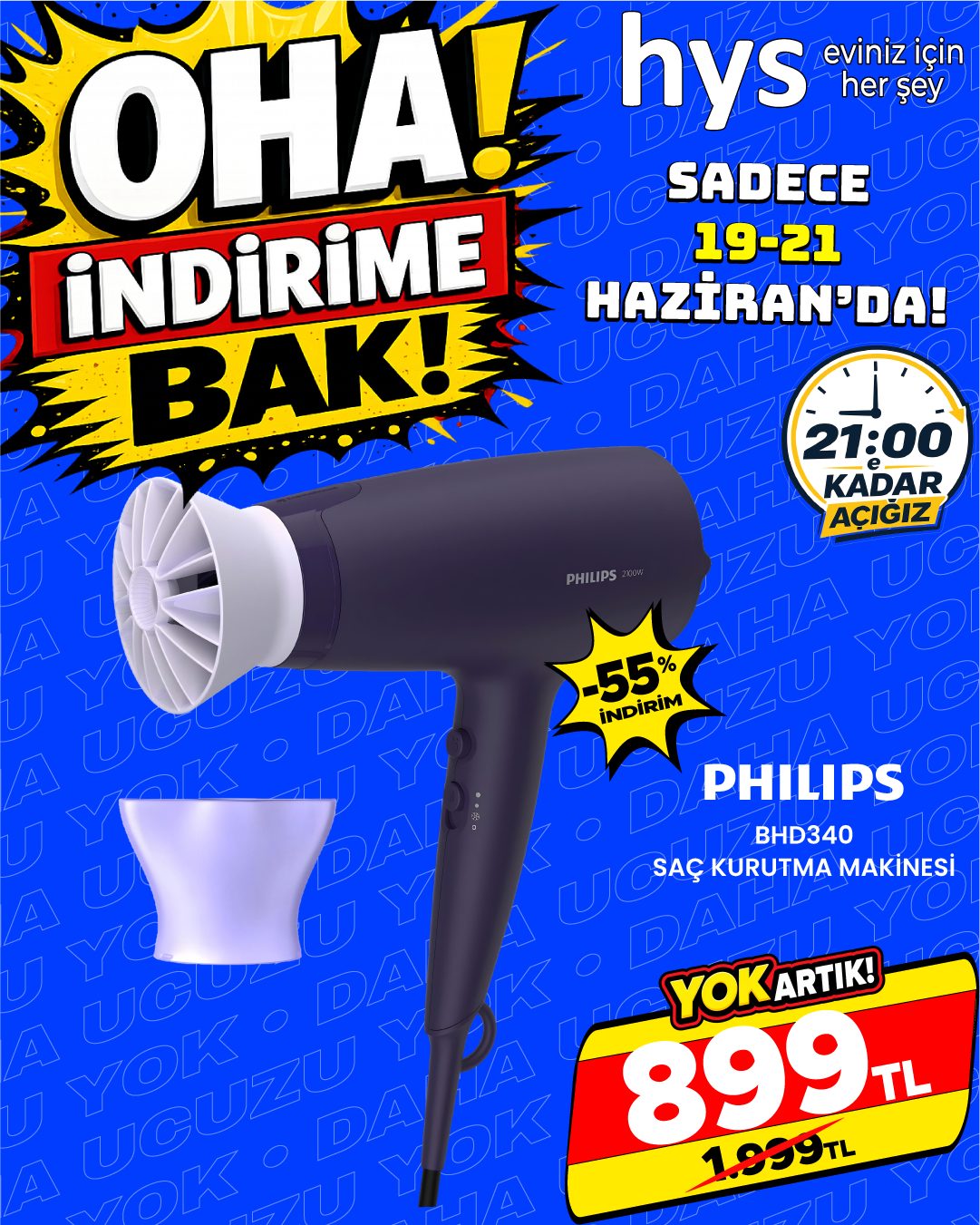 Philips BHD340 Saç Kurutma Makinesi