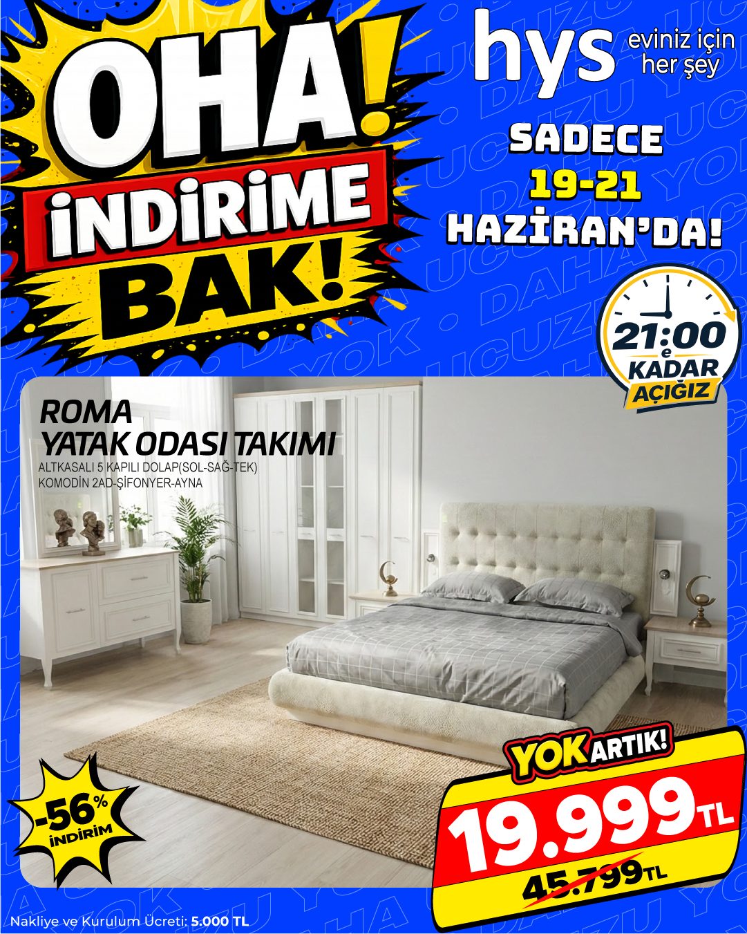 Roma Yatak Odası Takımı Ürün ana görseli