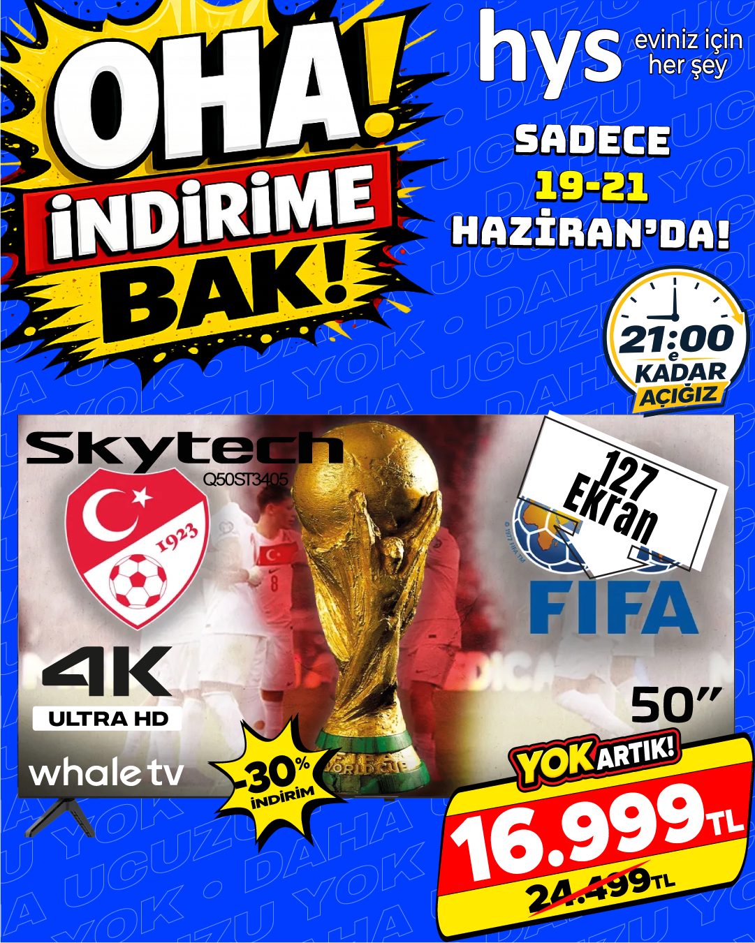 Skytech Q50ST3405 50 İnç 4K TV