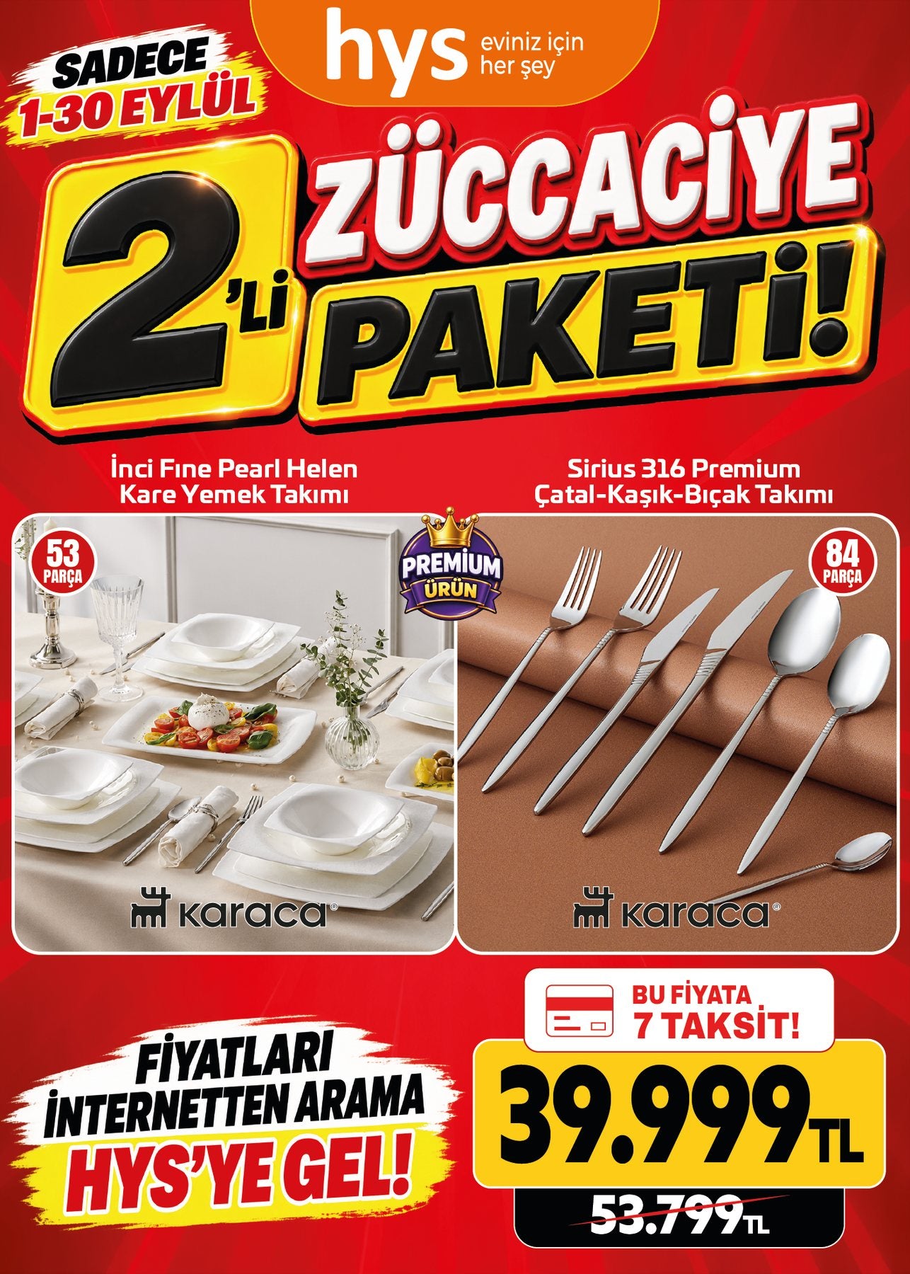 Karaca İnci Fine Pearl Yemek ve Sırma 316 Çatal Kaşık Paketi Ürün ana görseli