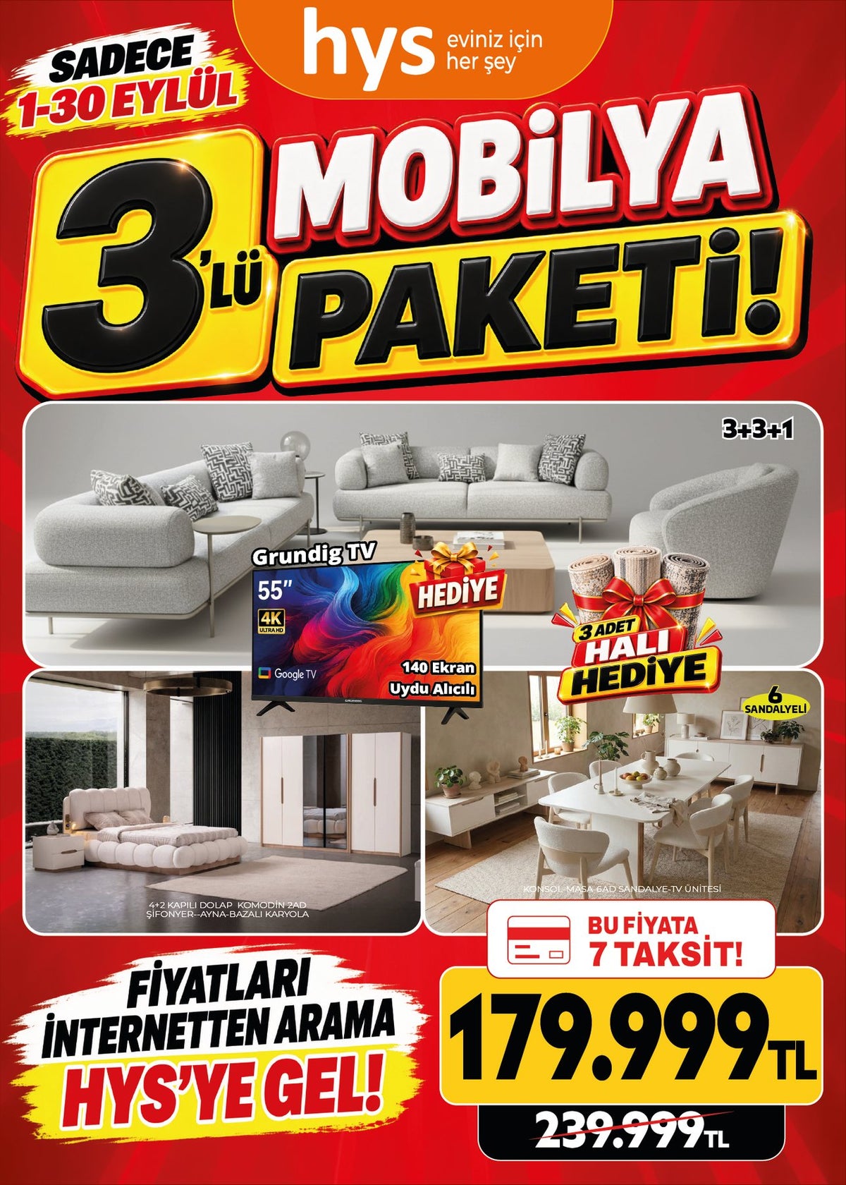 Mobilya Paketi 3'lü Model 4