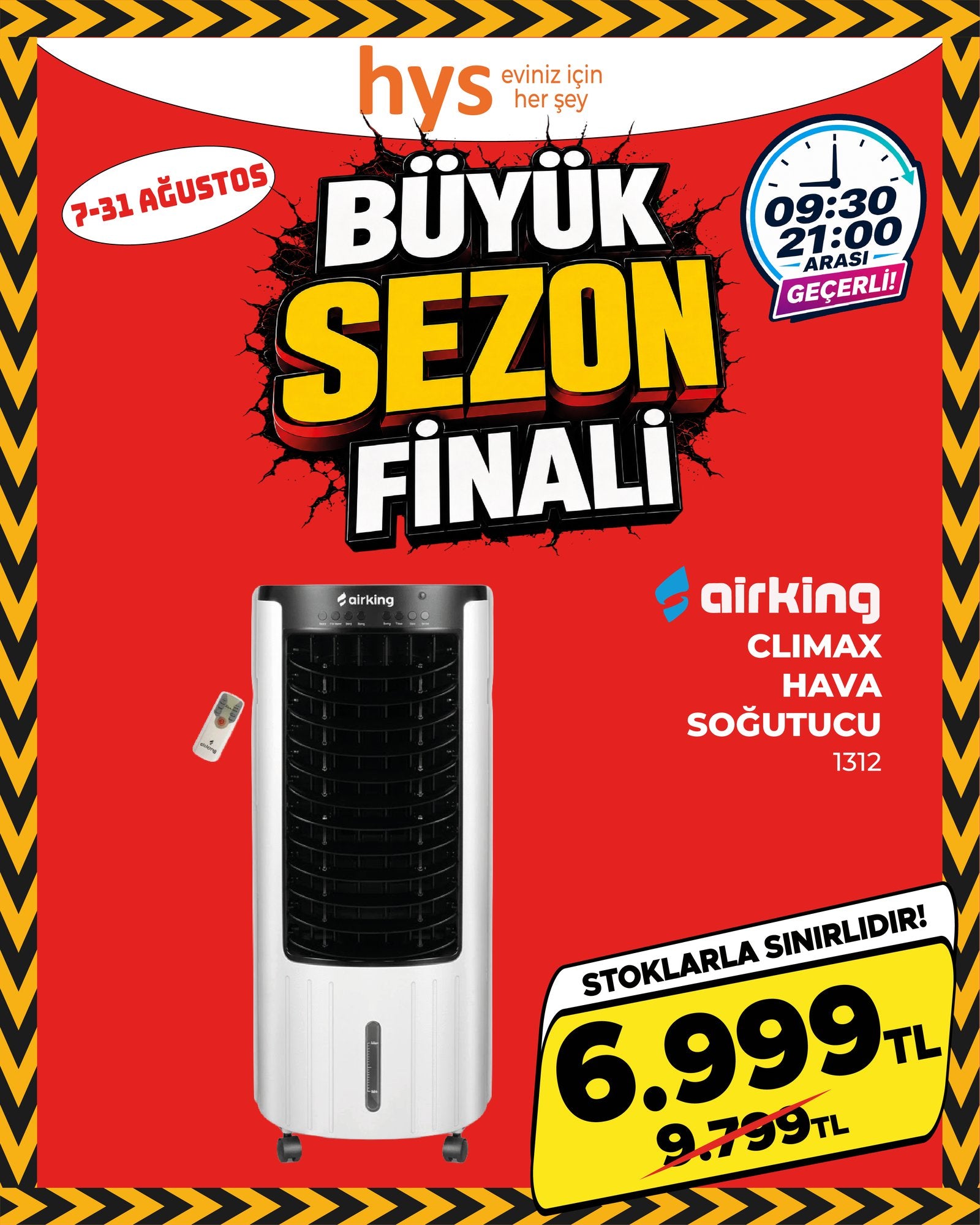 Airking Climax Hava Soğutucu 1312 Ürün ana görseli