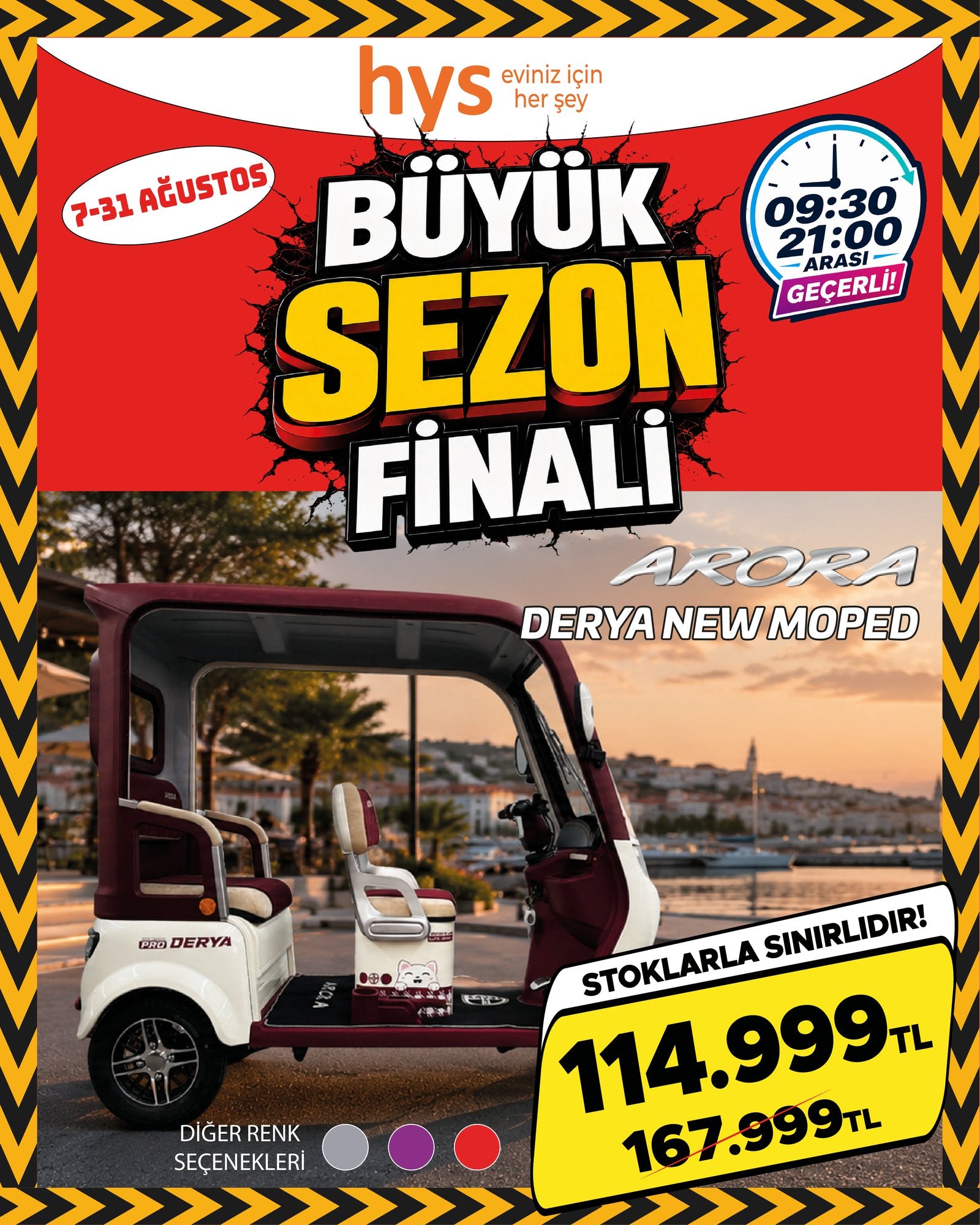 Arora Derya New Moped Ürün ana görseli