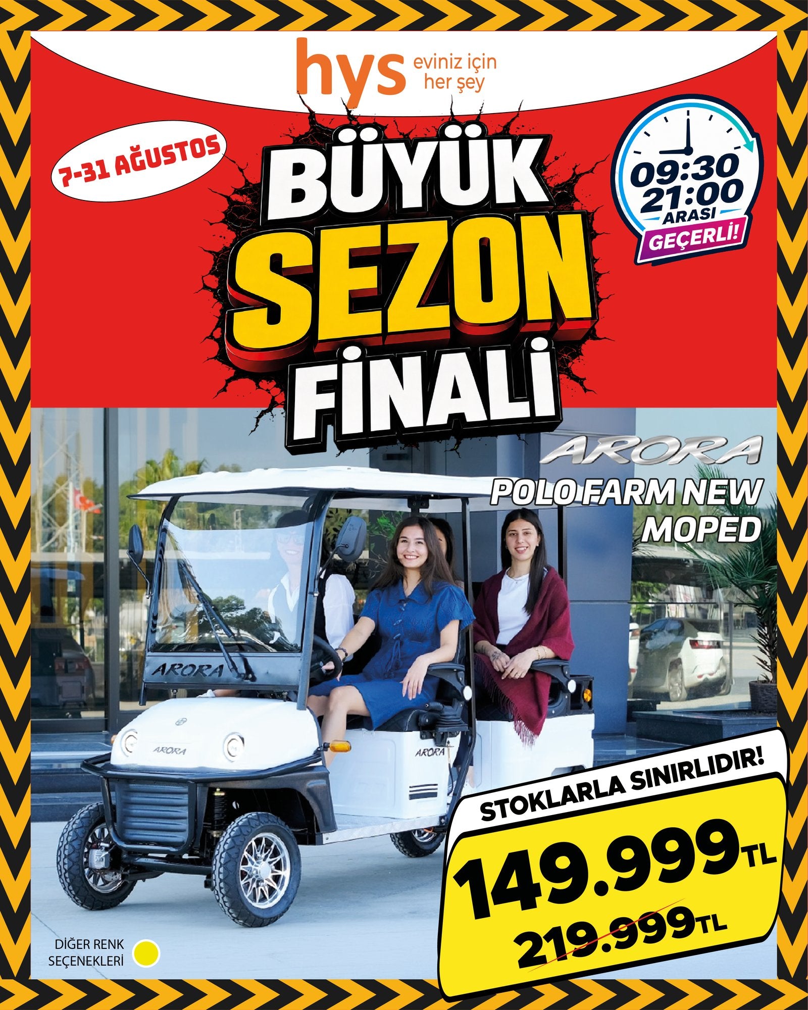 Arora Polo Farm New Moped Ürün ana görseli