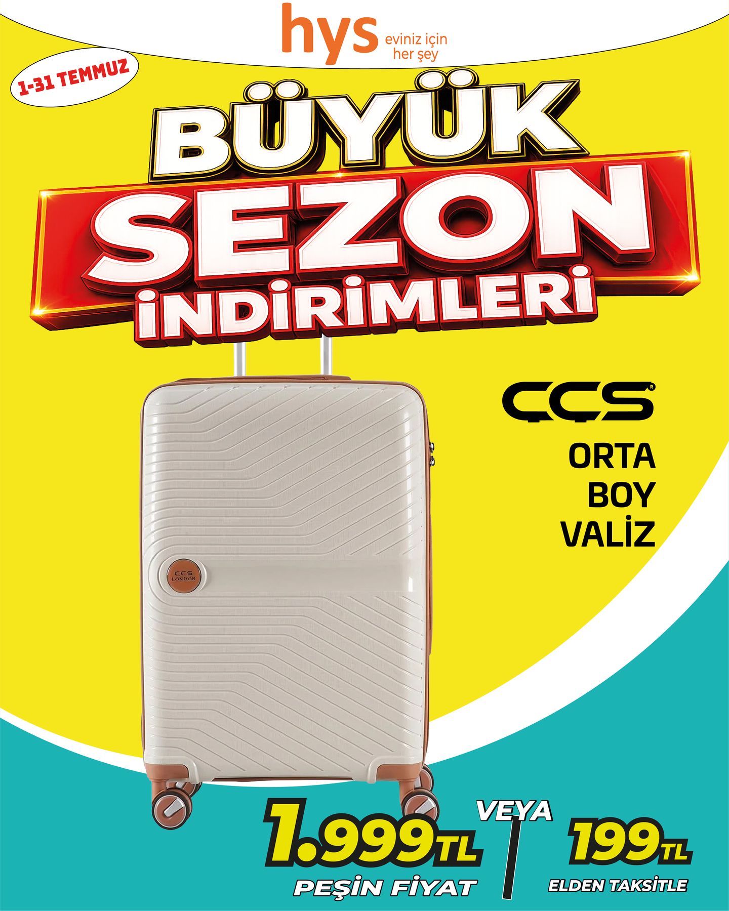 CCS Orta Boy Valiz