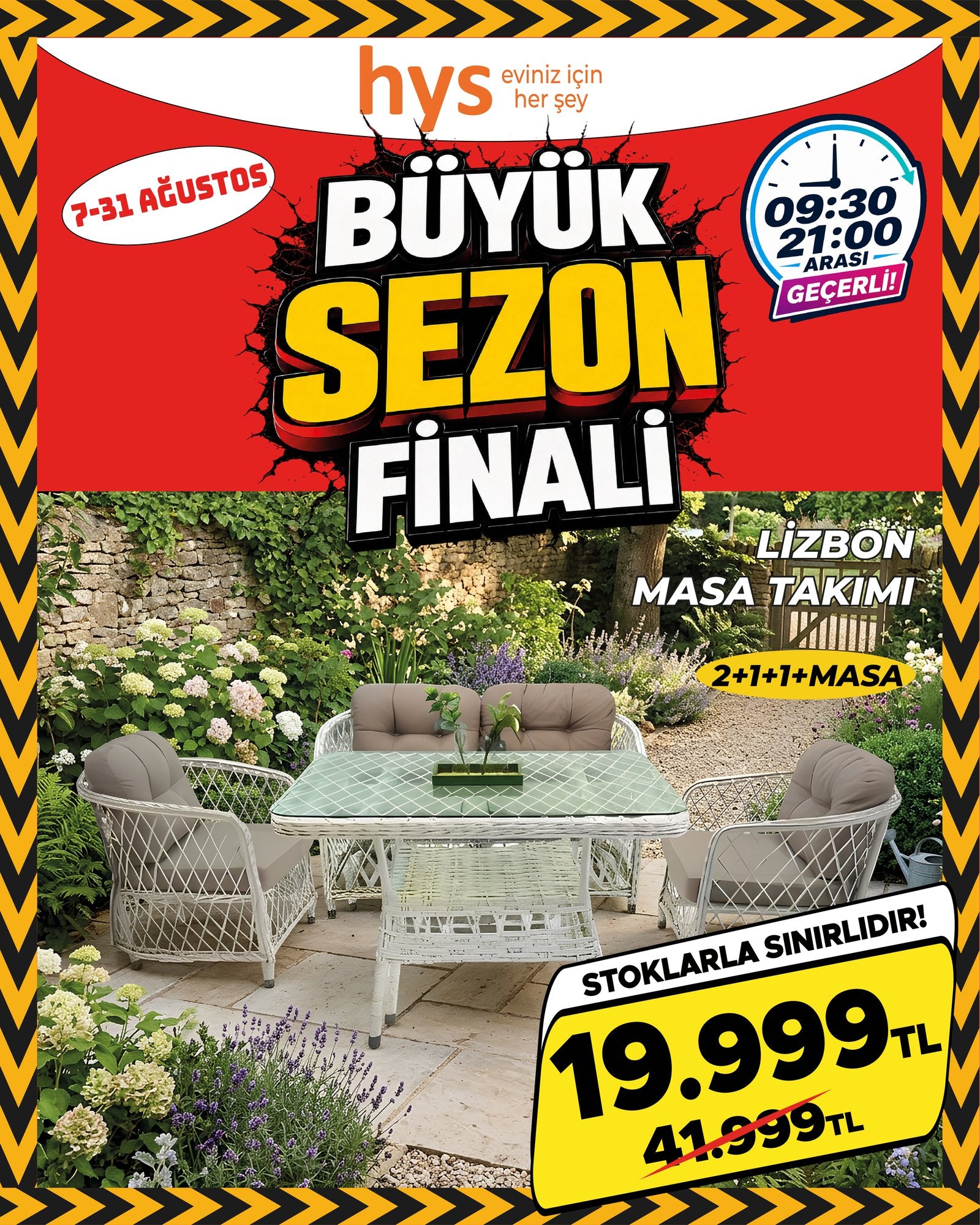 Lizbon Masa Takımı 2+1+1+Masa Ürün ana görseli