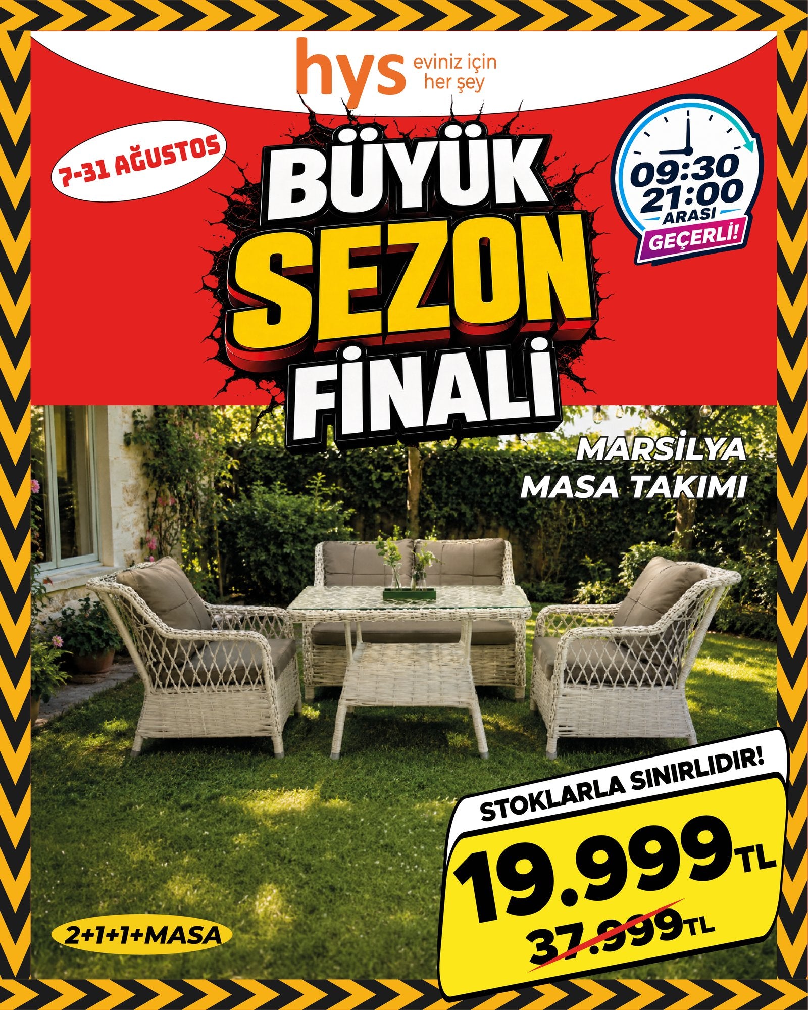 Marsilya Masa Takımı 2+1+1+Masa Ürün ana görseli