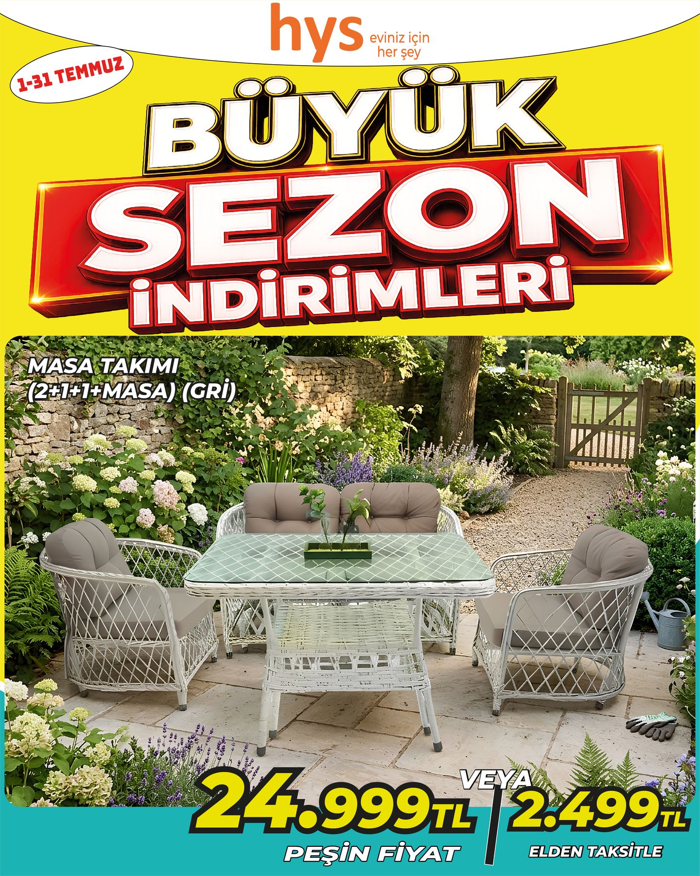 Masa Takımı Gri Ürün ana görseli