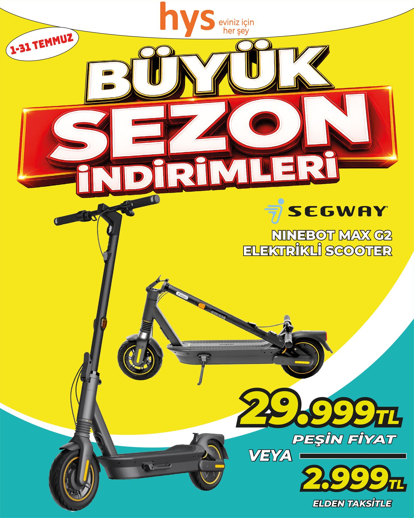 Segway Ninebot Max G2 Elektrikli Scooter