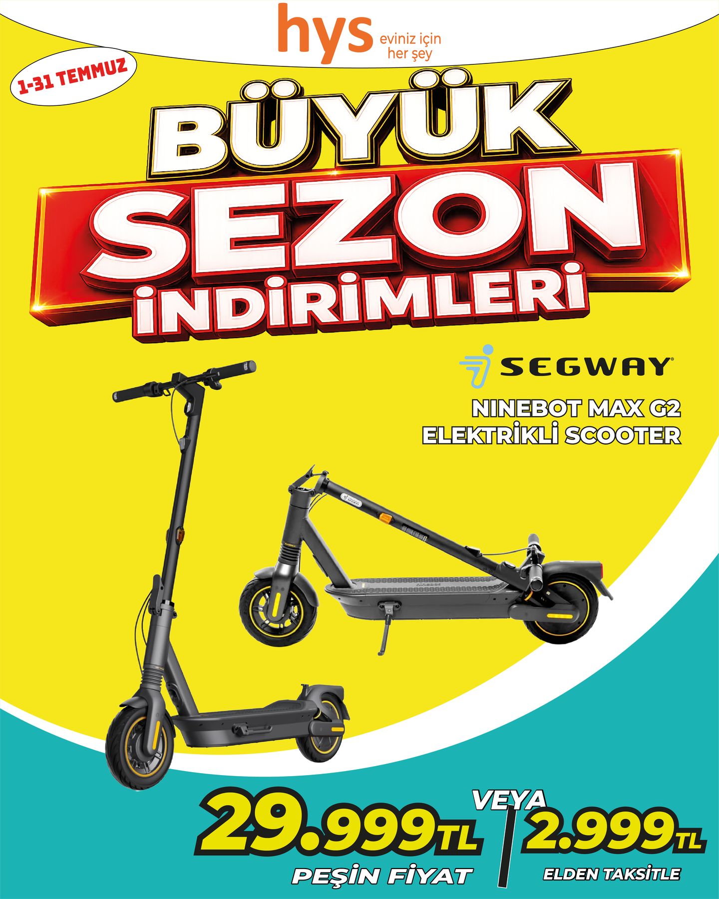 Segway Ninebot Max G2 Elektrikli Scooter Ürün ana görseli