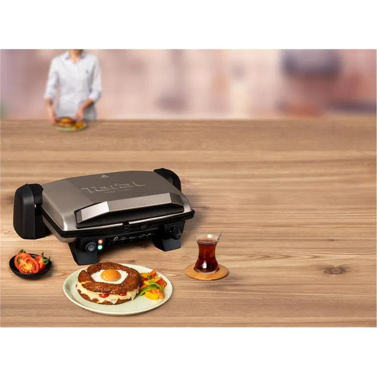 Toast Expert Inox Elektrikli Izgara ve Tost Makinesi Gümüş/Siyah