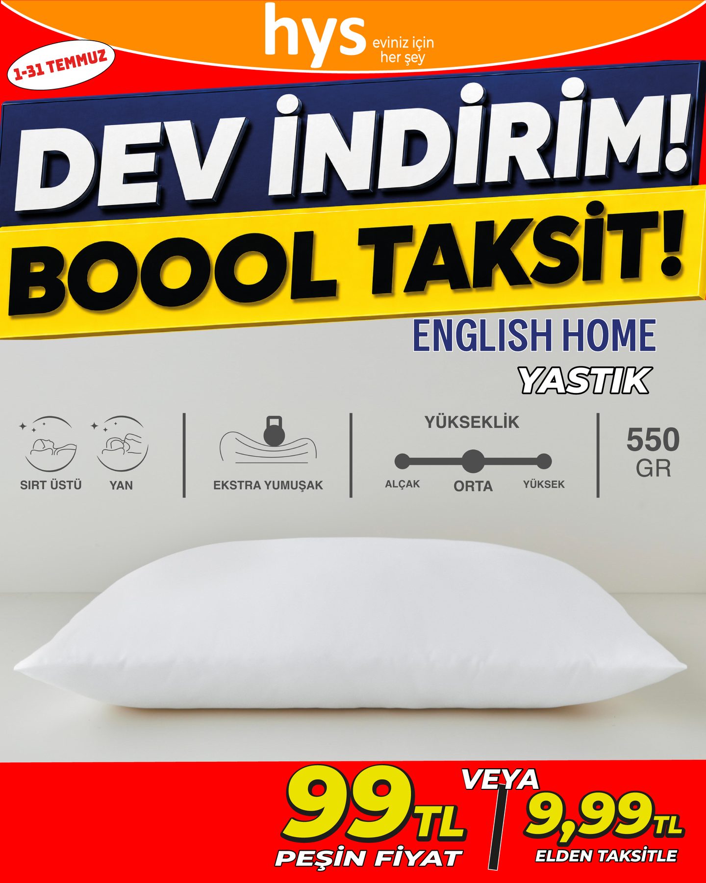 English Home Yastık