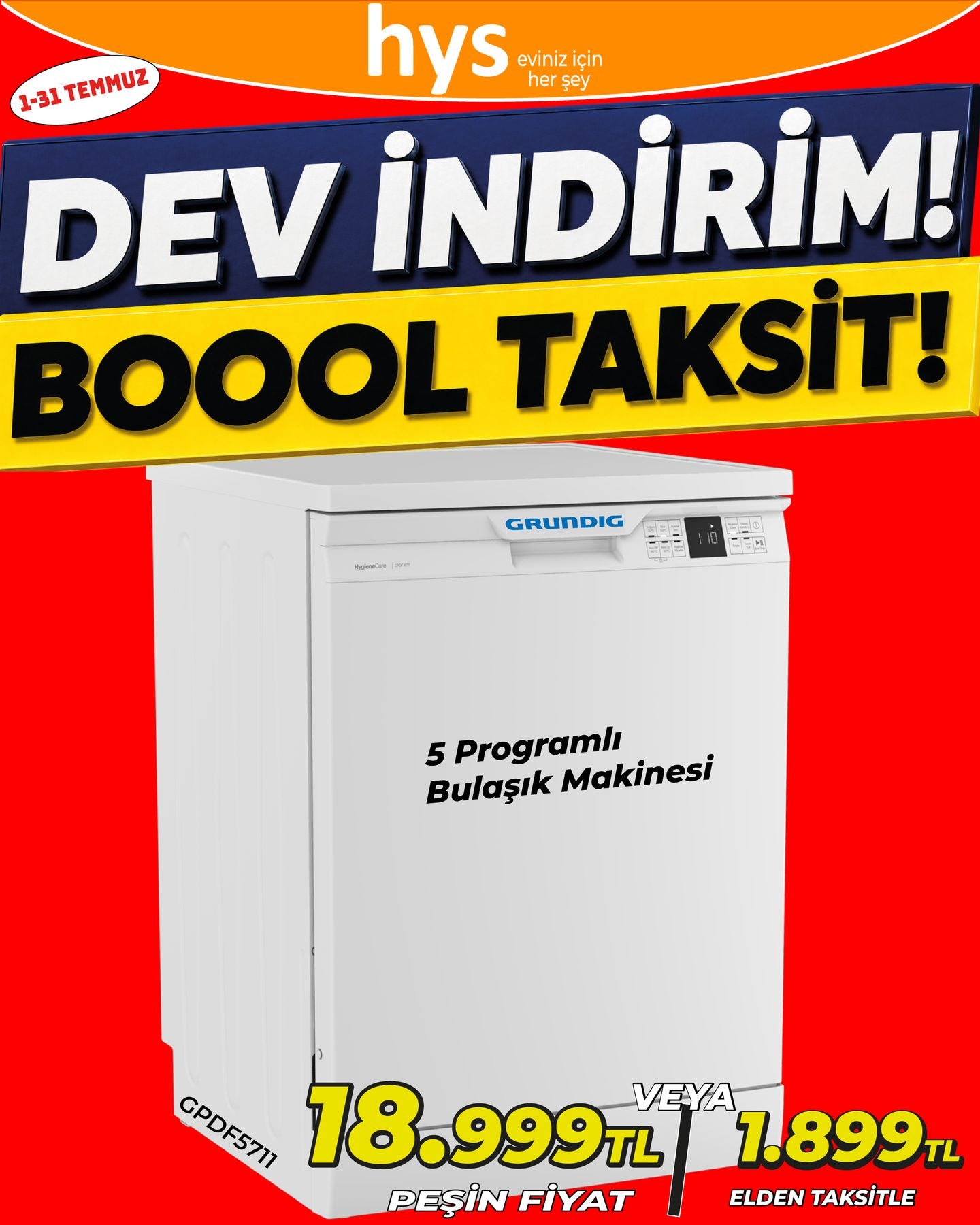 Grundig Bulaşık Makinesi