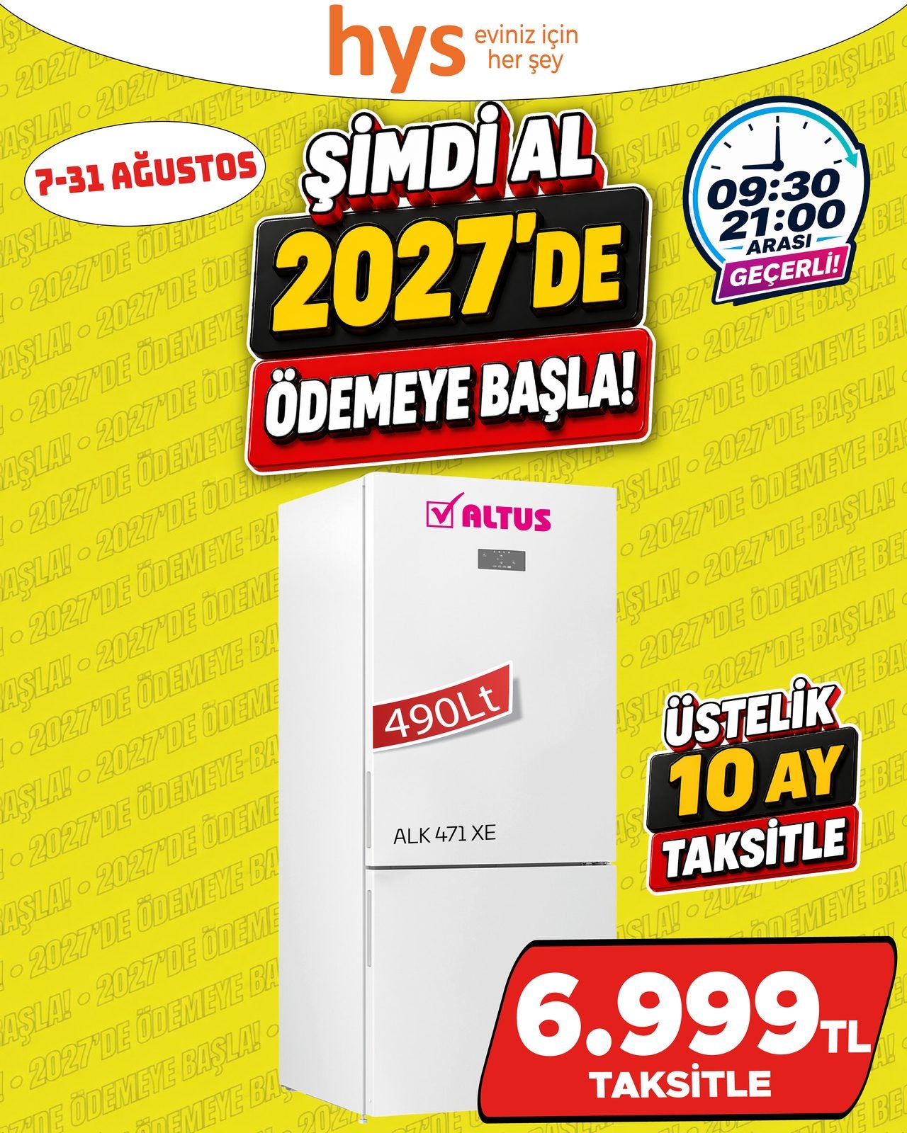 Altus 490 Lt Buzdolabı