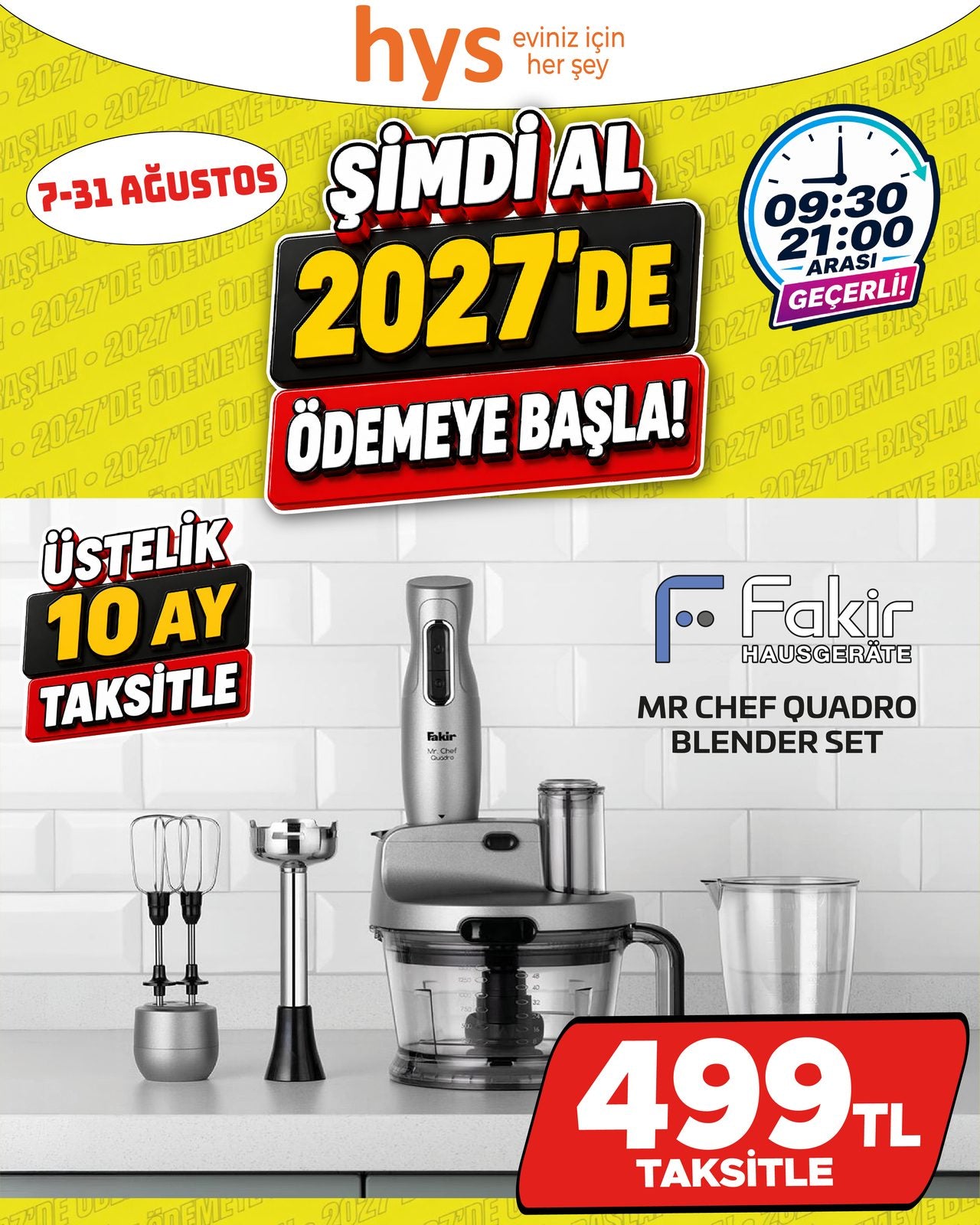 Fakir Mr Chef Quadro Blender Set