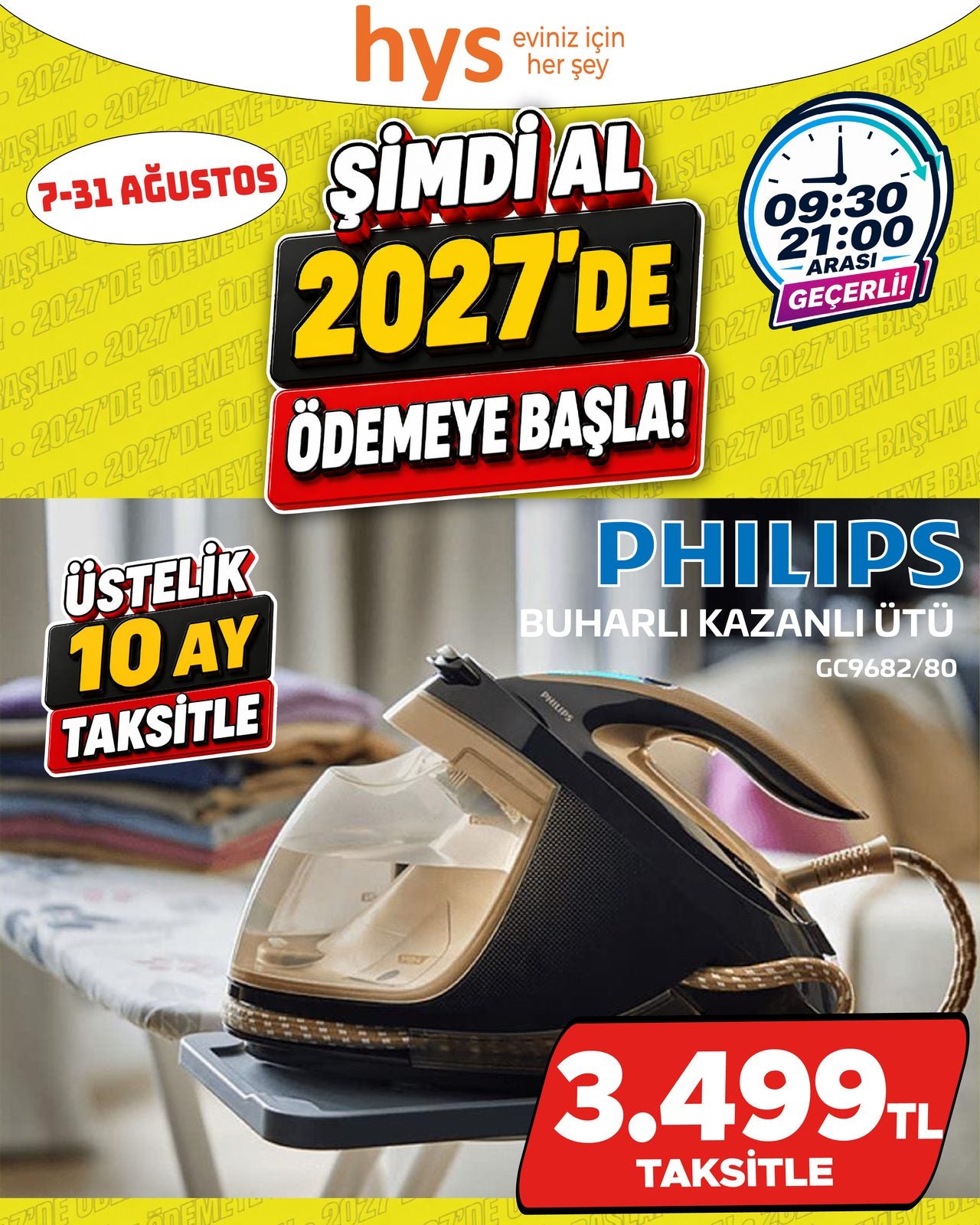 Philips Buharlı Kazanlı Ütü Ürün ana görseli