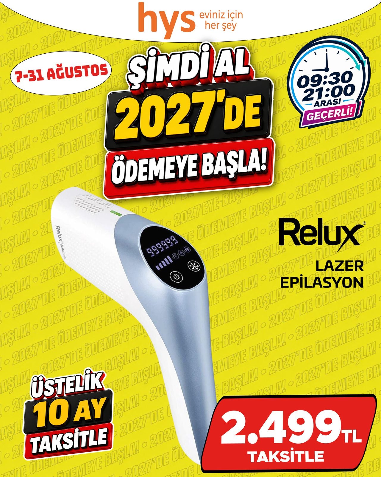 Relux Lazer Epilasyon