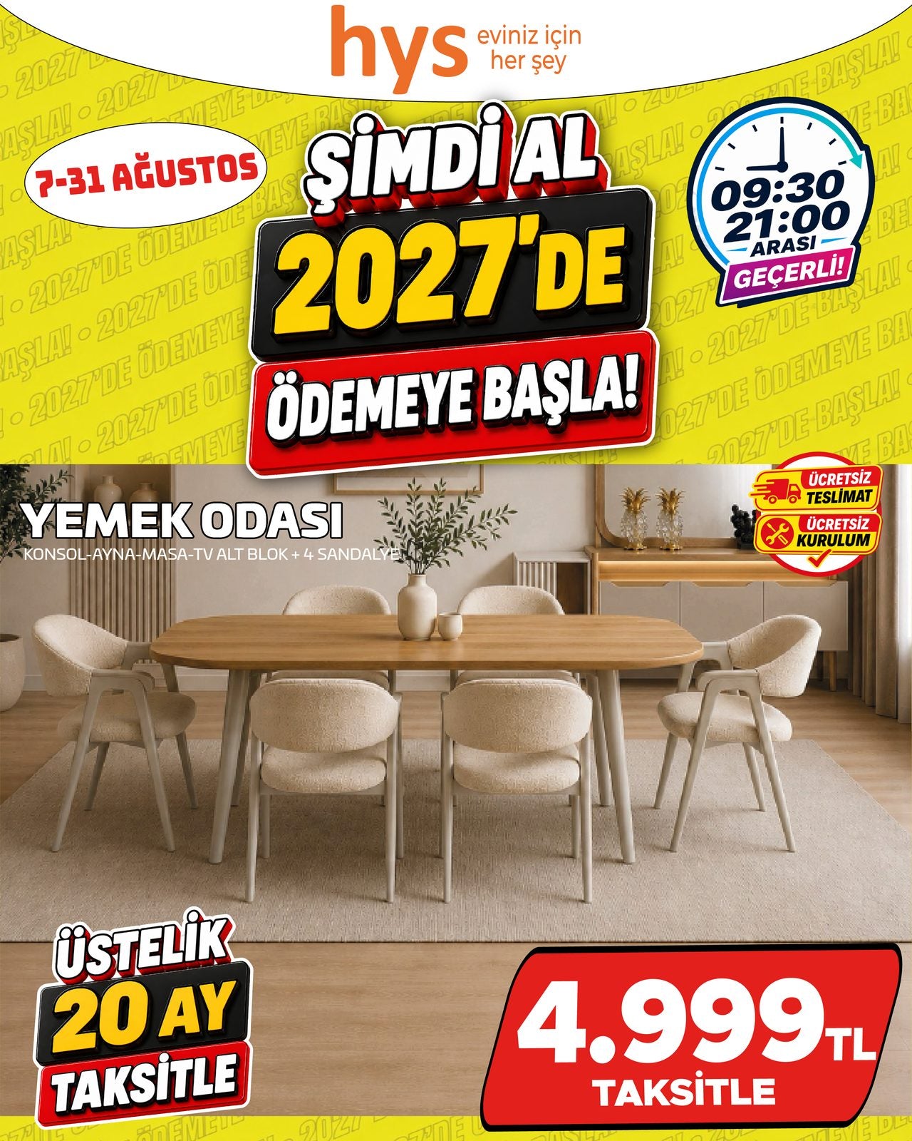 Yemek Odası Ürün ana görseli