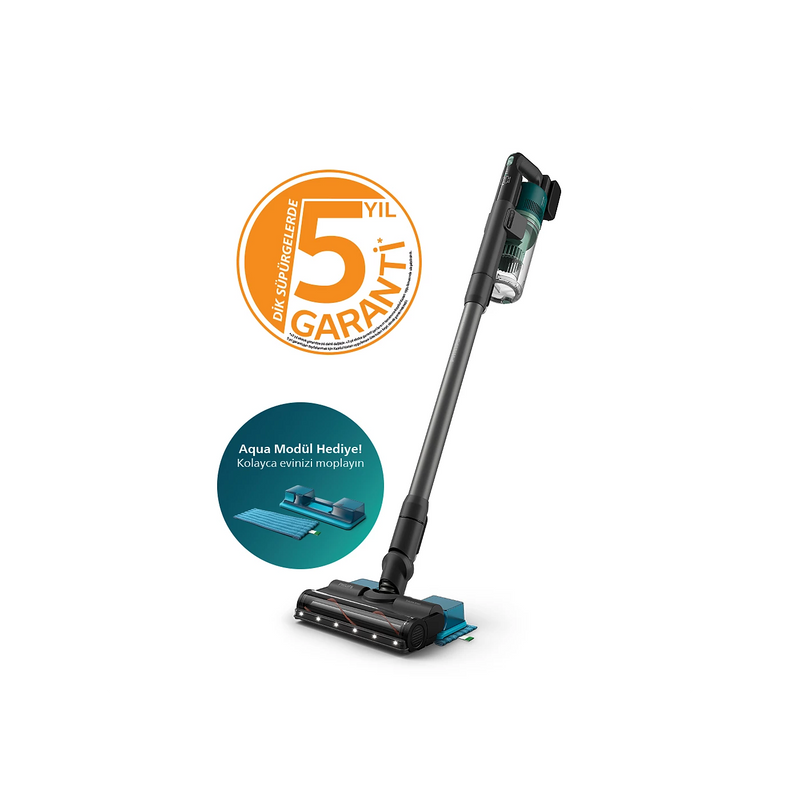 Philips XC 6557/01 Islak Kuru Dikey Şarjlı Süpürge