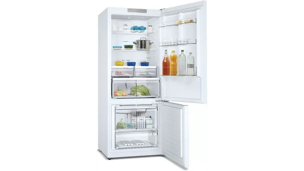 Profi̇lo BD3076WFVN F Sınıfı Kombi̇ Buzdolabı Xl Beyaz Alttan Donduruculu Ekransız Kulpsuz (578 Lt)