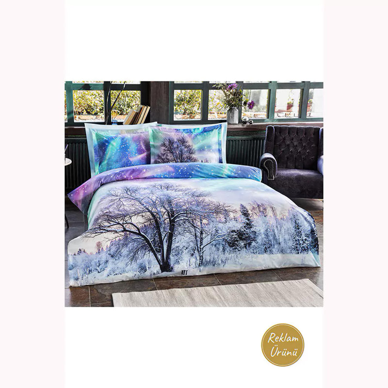 Özdilek Northern Lights Çift Kişilik Ranforce Nevresim Takımı Mint