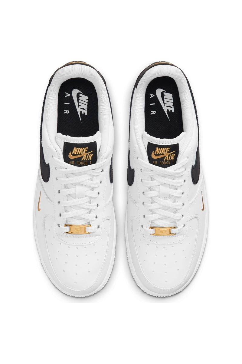 Nike Air Force CZ0270-102 Spor Ayakkabı 23 K Bayan Siyah-Beyaz-Altın
