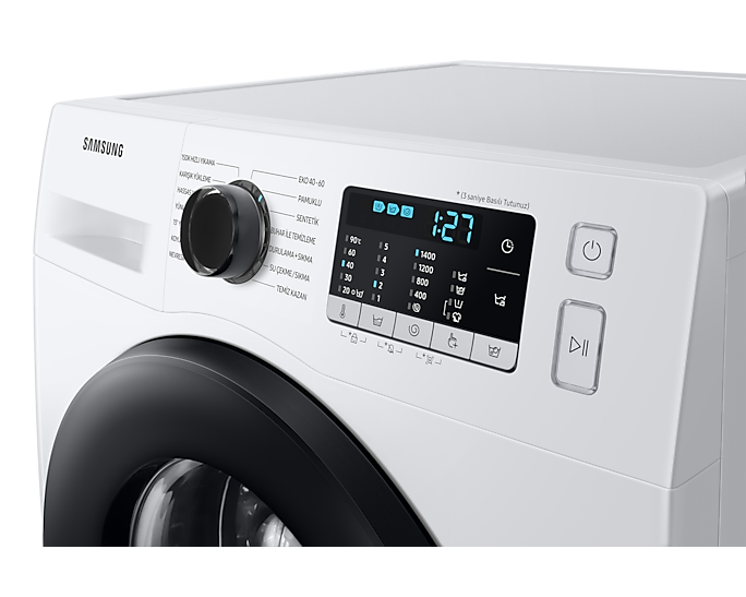 Samsung WW11BGA046AEAH 11 Kg 1400 Devir Inverter Motor Çamaşır Makinesi A Sınıfı Beyaz